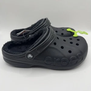 Zuecos Crocs Adultos Unisex Forrados Baya Negros EE. UU. Para Mujer Talla 9 Nuevos Con Etiquetas - Imagen 1 de 8