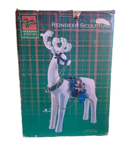 WEIHNACHTEN RENTIER SKULPTUR Heaven's Gift Limited Edition 2003 31 Zoll Vintage mit Box - Bild 1 von 24