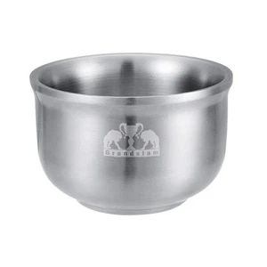 Grandslam Shaving Soap Bowl, 304 Heavy Duty Stainless Steel Shaving Lather Bo... - Picture 1 of 7