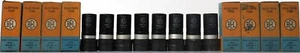 C3M BEL NOS NIB Electron Tube Black Coated Glass Made in India 8 Pcs. - Picture 1 of 6