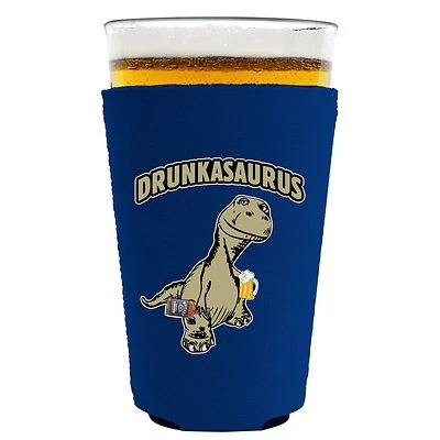 Drunkasaurus Neopreno Plegable Pinta Vidrio Coolie, T Rex Dinosaurio Foto 1 de 3