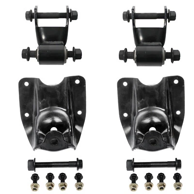 For 80-97 Ford F350 722-090 Rear Leaf Spring Shackles Hangers Cab & Chassis - Imagem 1 de 4