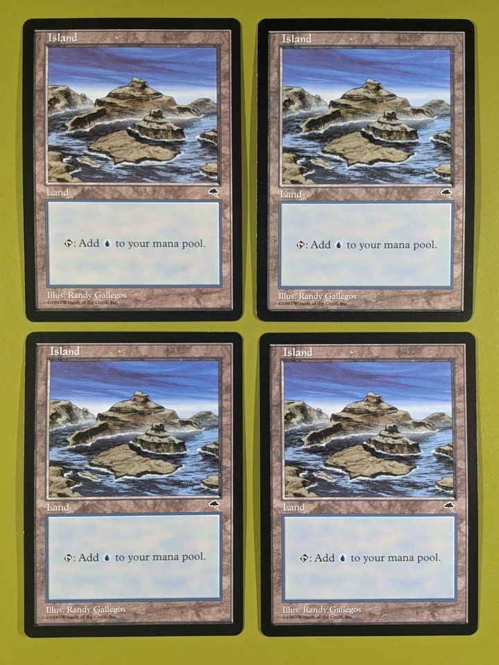 Island (Inlet) x4 Tempest 4x Playset Magic the Gathering MTG - Image 1 of 1