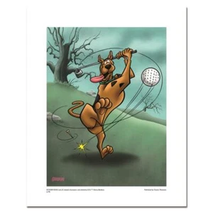 "Scooby Golf" Limited Edition Hanna-Barbera Animation Art with COA - Bild 1 von 3