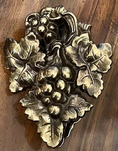 Battiporta in ottone pesante 6" grappolo d'uva ferramenta inclusa nuovo - Foto 1 di 16