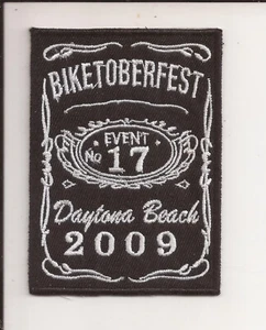Patch settimana bici 2009 Daytona Beach FL Biketoberfest NOS toppa evento moto E - Foto 1 di 2