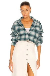 Isabel Marant Étoile Damen Hemd grün kariert Marcelia Button Down Größe 42 IT - Bild 1 von 8