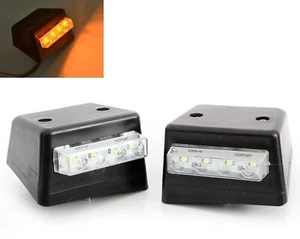 2x Amber LED Lamps Roof Marker Light for FORD TRANSIT MK5/ MK6 OEM - Picture 1 of 6