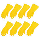  4 Paar Kchenreinigungshandschuhe PVC -Geschirrhandschuhe wiederverwendbare