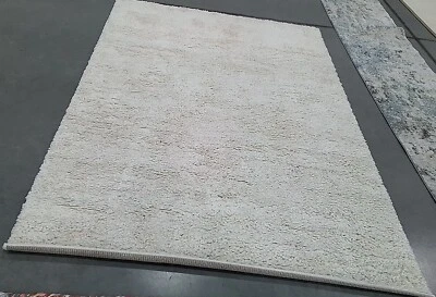 IVORY 5'-3" x 7'-6" Back Stain Rug, Reduced Price 1172762107 AUG900C-5 - Image 1 of 4