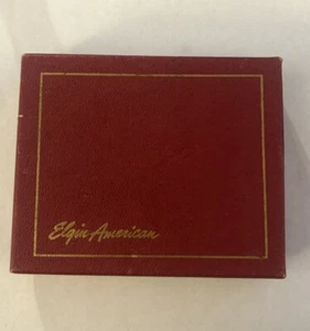 Vintage American Beauty Elgin Compact 1940-50s Signed w/Mirror Gold Tone NIB! - Bild 1 von 12