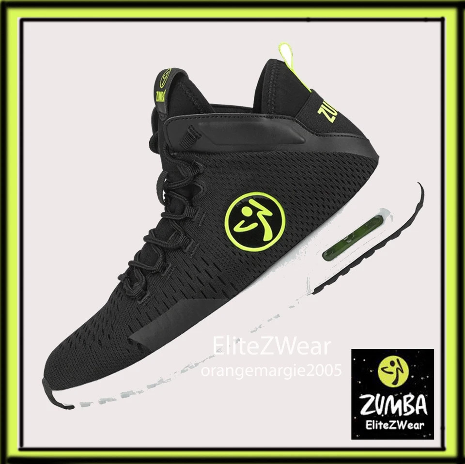 ZUMBA SHOES in ALL SIZES MID HIGH TOP TRAINERS SNEAKERS EliteZWear Orlando ZCon - Image 1 of 4