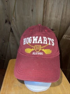 Harry Potter Hat Adult Hogwarts Alumni Red Adjustable Baseball Cap - Picture 1 of 7