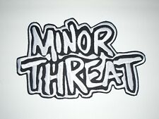 MINOR THREAT EMBROIDERED BACK PATCH
