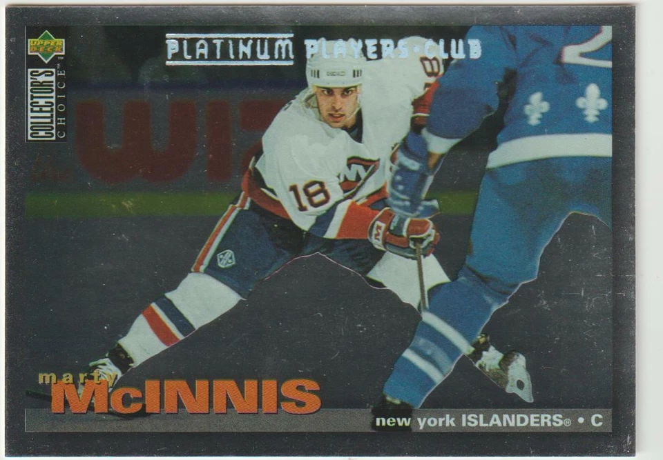 1995-96 UD Collector's Choice Platinum Player's Club #59 Marty McInnis card - Image 1 of 1