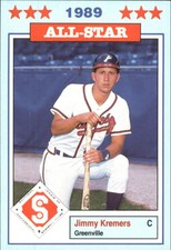 1989 Southern League All-Stars Jennings #8 Jimmy Kremers