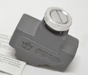 Numatics Aventics 3FC2 Flow Control Valve 3/8" NPT  Female Iinline, Screw Adjust - Picture 1 of 5