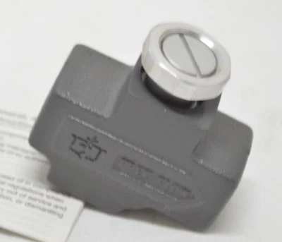 Numatics Aventics 3FC2 Flow Control Valve 3/8" NPT  Female Iinline, Screw Adjust - Image 1 of 4