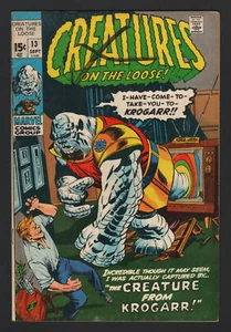 CRIATURAS SUELTAS #13, Marvel, 1971, en muy buen estado, ¡la criatura de krogarr! - Imagen 1 de 1