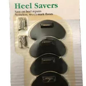 Total Shoe Care Ahorradores de Tacón Grandes 2 Juegos Autoadhesivos De Colección Negro Sellado - Imagen 1 de 2