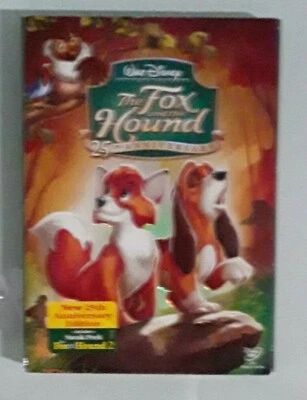 disney  THE FOX AND THE HOUND  25th anniversary     DVD NEW slipcover scuffing - Image 1 of 2
