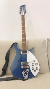 Rickenbacker 620 Midnight Blue Electric Guitar - Picture 1 of 5