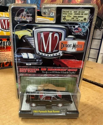 M2 Machines Detroit Muscle 1969 Plymouth Road Runner - Rare - Image 1 of 2
