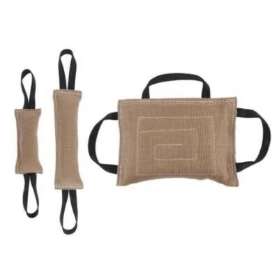 Beißwurst 2 Schlaufe Dummy für Hunde Hundespielzeug Hund Bringsel New - Bild 1 von 4