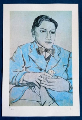 Litografía Lucian Freud certificado de autenticidad original numerada firmada a mano limitada 275 Foto 1 de 4