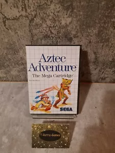 Sega Master System Aztec Adventure con embalaje original e instrucciones multilingüe - Imagen 1 de 10