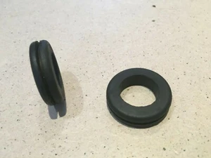 Stck 10.  Offene Gummitüllen 22 mm x 30 mm x 1,25 mm schwarz  - Bild 1 von 1