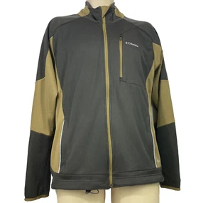 Columbia Omni-Wind Jacket - Uomo Taglia M -Marrone e Beige Antivento -Omni-Shield - Foto 1 di 17