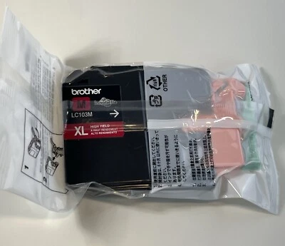 Cartucho de tinta magenta de alto rendimiento genuino Brother LC103M XL (F) Foto 1 de 2