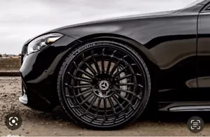 20x8.5 / 20x9.5 Wheels Fit Mercedes S600 S550 S65 CL500 CL550 20" Rims Set 4 - Picture 1 of 4