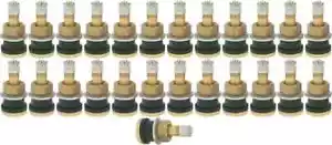 TR501 1-1/2" Brass Clamp-in Tubeless Tire Truck Valve Stem Pack of 25 - Picture 1 of 2