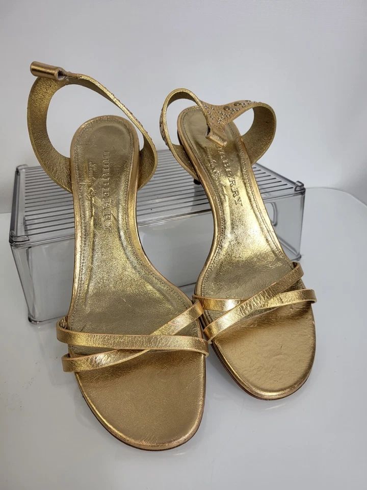 Tacones Burberry Gold Talla 37.5 (Leer descripción) Foto 1 de 4