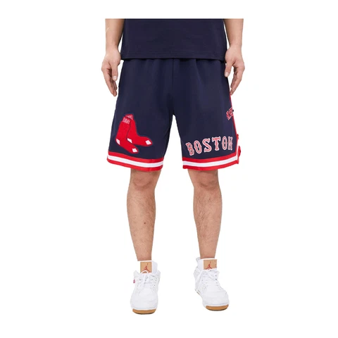 Pro Standard MLB Boston Red Sox Logo Pro Team Mens Midnight Navy Shorts Cover