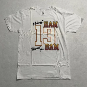 HOMAGE MIAMI HEAT Thank You Bam Adebayo White T Shirt Sz M - Picture 1 of 5