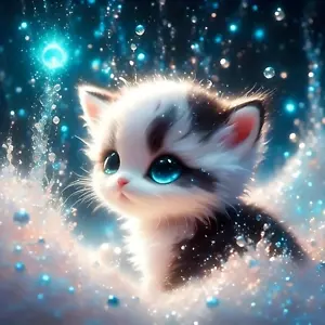 Diamond Art Painting Kits for Adults, Cat 5D Diamond Painting Dots Art Kits for - Picture 1 of 9