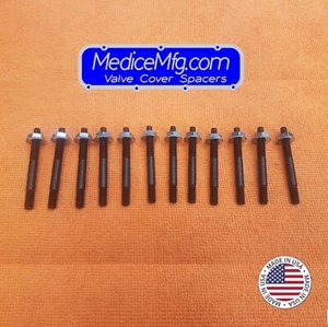 STUD KIT FOR 1" INCH SMALL BLOCK BUICK 350 SBB VALVE COVER SPACERS - Bild 1 von 5