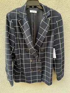 Nueva con etiquetas Chaqueta a Cuadros Azules Bailey/44 Talla XL $388 - Imagen 1 de 8