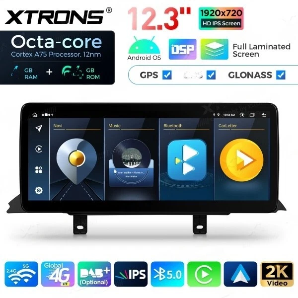 Xtrons Multimedia QLB22NB12THL Android 12 Autoradio 4G LTE GPS für BMW F30 F32