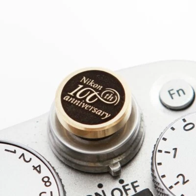 Yellow Brass Soft Shutter Release For Nikon 100th Anniversary - Image 1 of 2