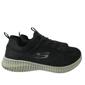Skechers Elite Flex Hartnell Sneaker Herren 13 schwarz grau Memory Foam Wide Fit - Bild 1 von 15