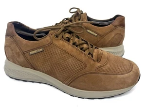Mephisto Sneakers Mens Size 11 Brown Leather Runoff Air Jet Doyle Comfort Shoes - Picture 1 of 18