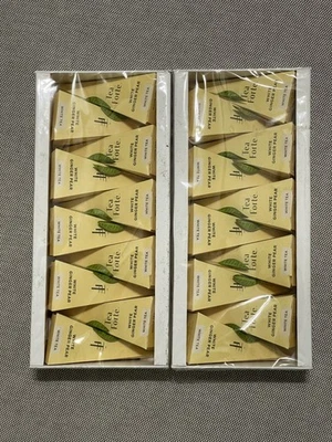 TEA FORTÉ (2) Tea Forte White Ginger Pear 10 Pyramid Infusers White Tea = 20 Total Bags