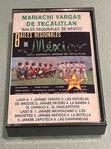 Mariachi Vargas De Tecalilan - Bailes Regionales De Mexico - Cassette Tape Album - Picture 1 of 5