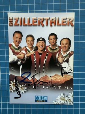 Die Zillertaler - Originalautogramm - Bild 1 von 2