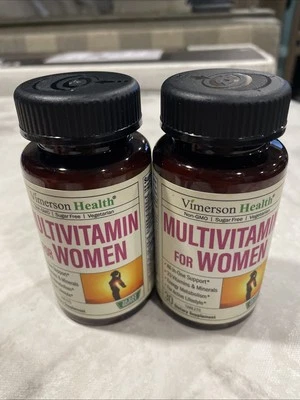 Lote 2 suplementos dietéticos multivitamínicos diarios para mujer Vimerson Health 30 caducidad 4/26 Foto 1 de 2