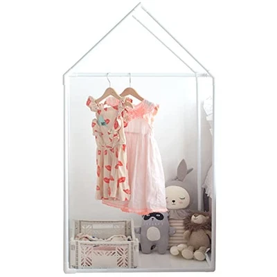  Armario para niños - Perchero para vestir, disfraz colgante blanco mediano Foto 1 de 4